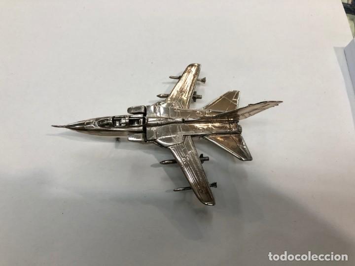 Antig&uuml;edades: Miniatura de avi&oacute;n Tornado en plata de ley - Foto 2