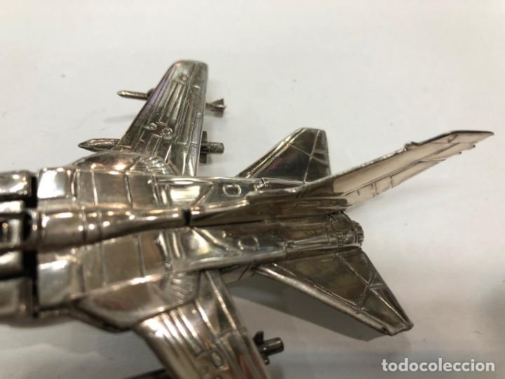Antig&uuml;edades: Miniatura de avi&oacute;n Tornado en plata de ley - Foto 4