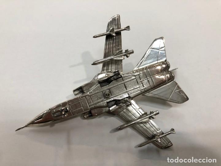Antig&uuml;edades: Miniatura de avi&oacute;n Tornado en plata de ley - Foto 7
