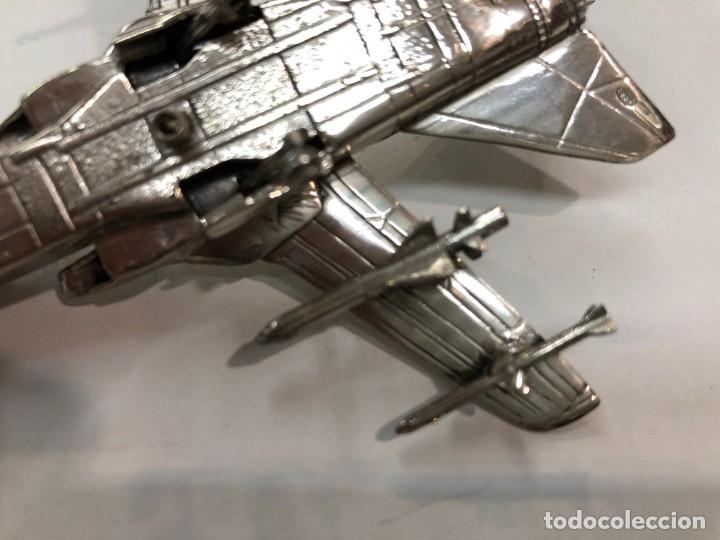 Antig&uuml;edades: Miniatura de avi&oacute;n Tornado en plata de ley - Foto 8