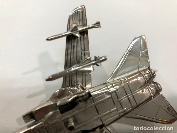 Antig&uuml;edades: Miniatura de avi&oacute;n Tornado en plata de ley - Foto 9