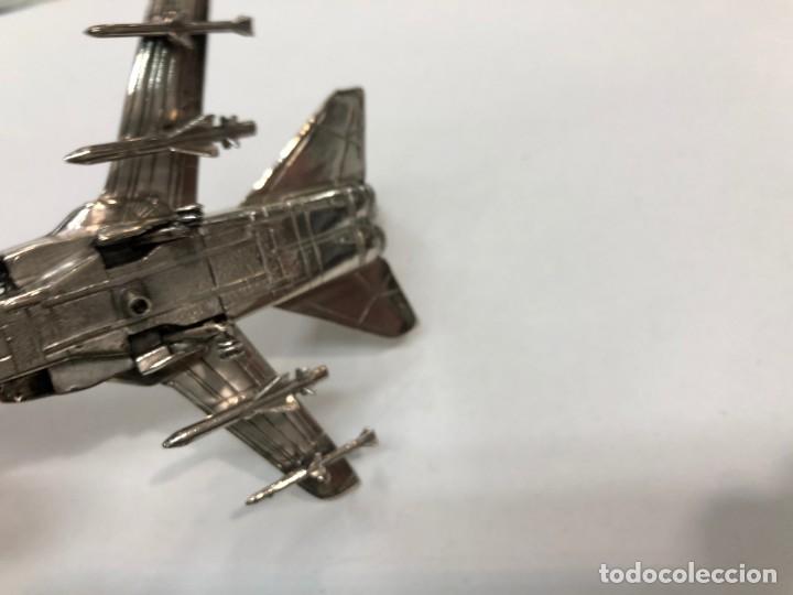 Antig&uuml;edades: Miniatura de avi&oacute;n Tornado en plata de ley - Foto 10