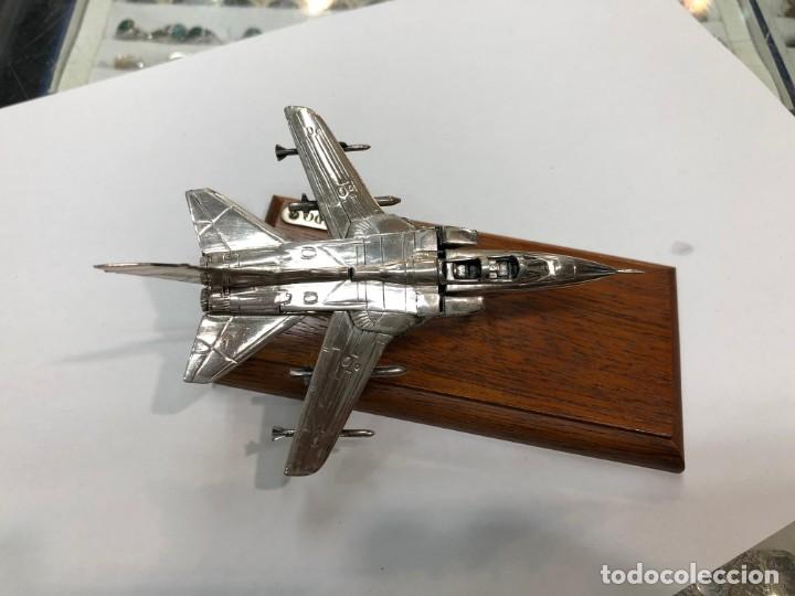 Antig&uuml;edades: Miniatura de avi&oacute;n Tornado en plata de ley - Foto 16