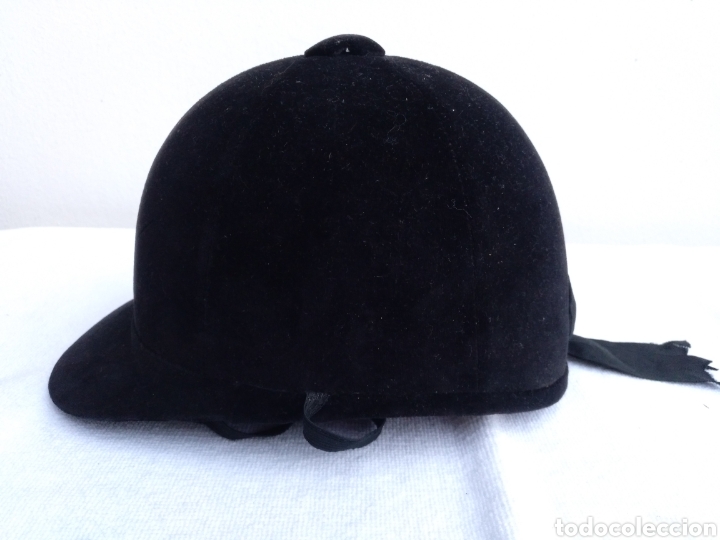 Antig&uuml;edades: CASCO DE EQUITACION INGL&Eacute;S - Foto 3