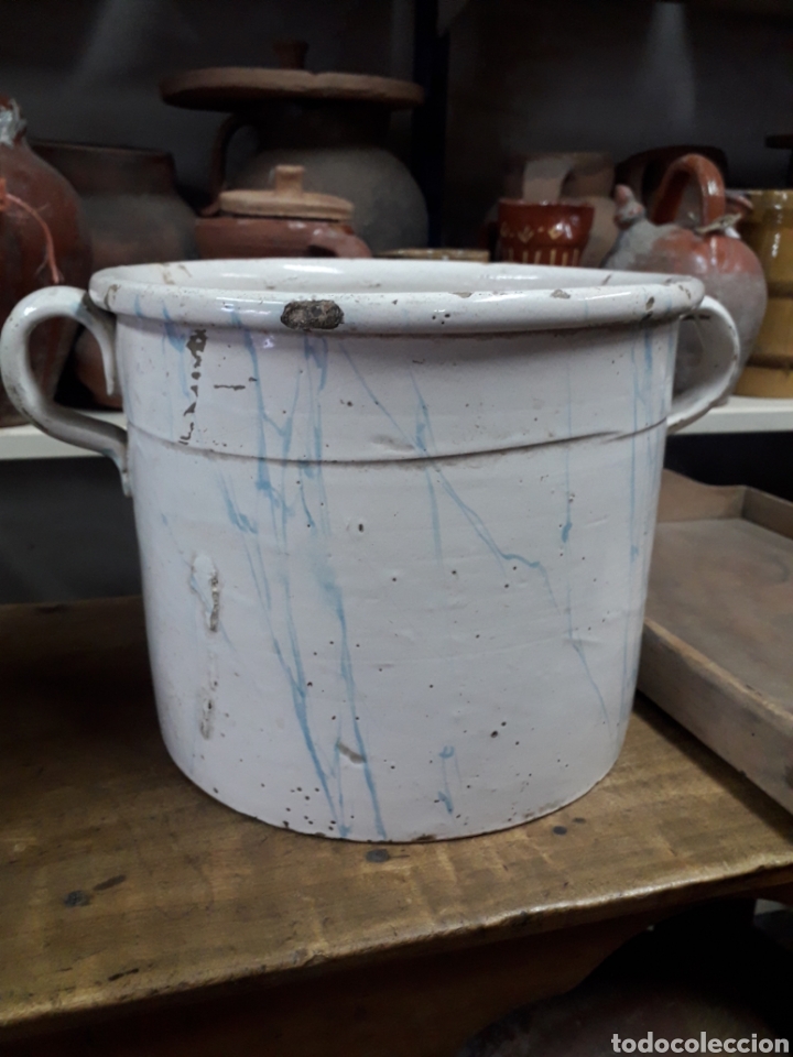 Antig&uuml;edades: Quesera vidriado antiguo - Foto 1