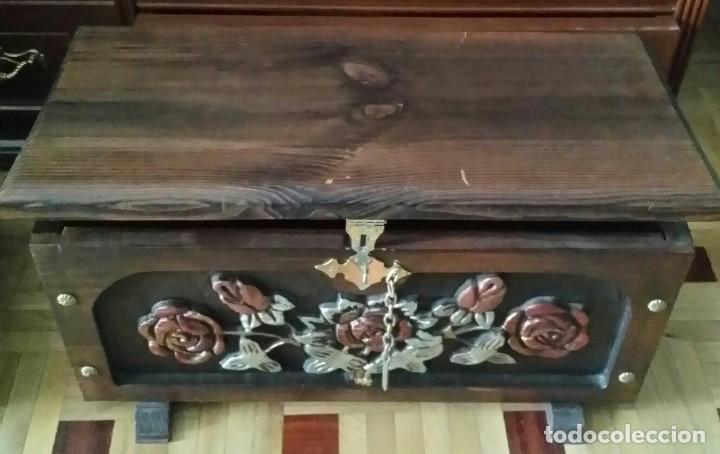 Antig&uuml;edades: CAJA DE MADERA - Foto 1