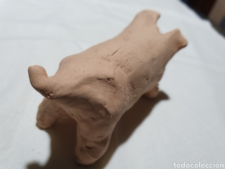 Antig&uuml;edades: COCHINA REALIZADA EN TERRACOTA - Foto 4