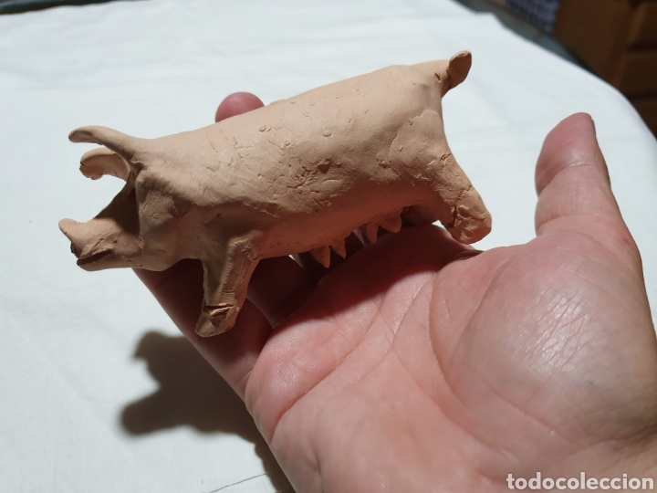 Antig&uuml;edades: COCHINA REALIZADA EN TERRACOTA - Foto 5