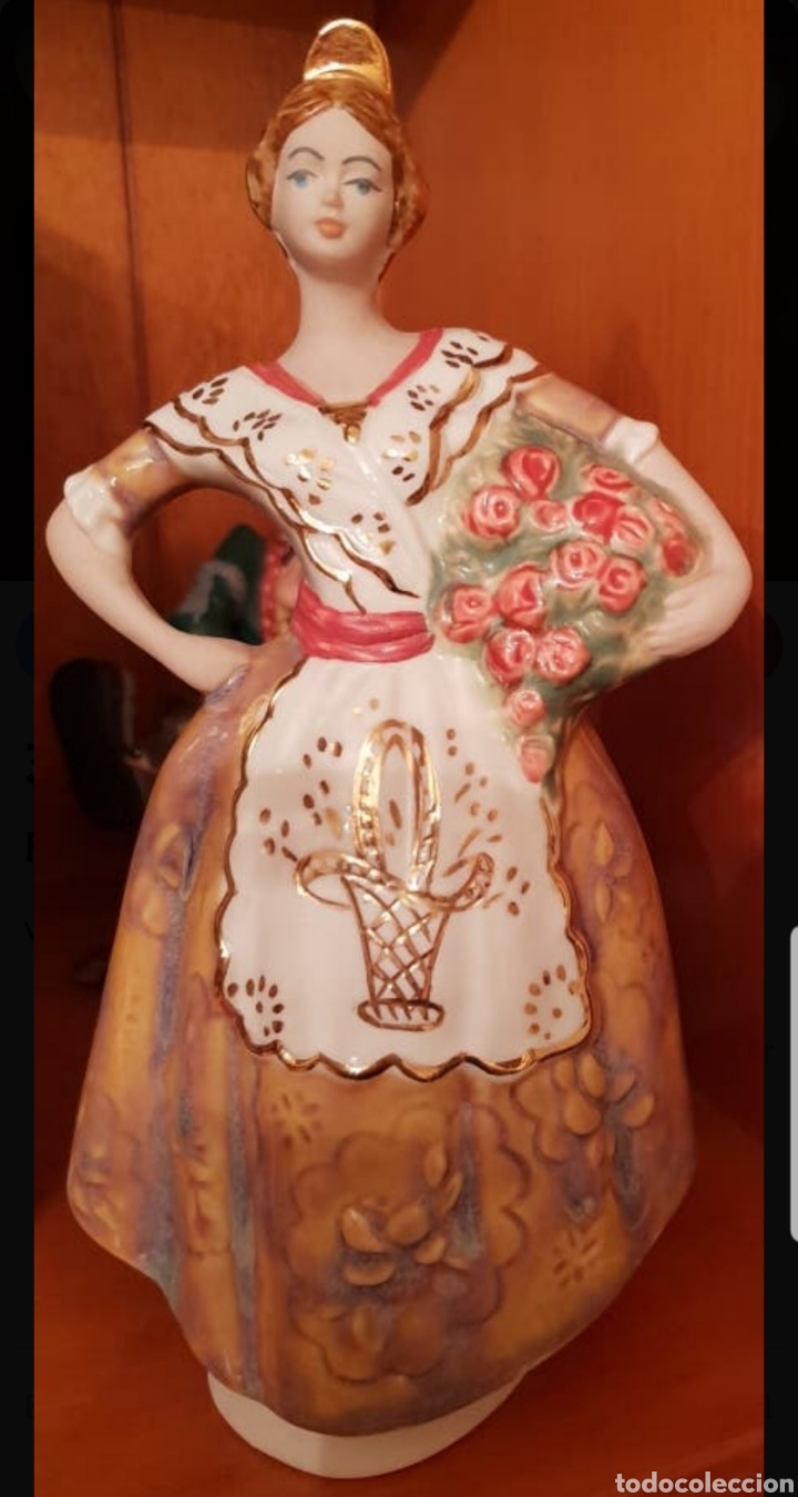 Antig&uuml;edades: Figura porcelana Regina Fallera