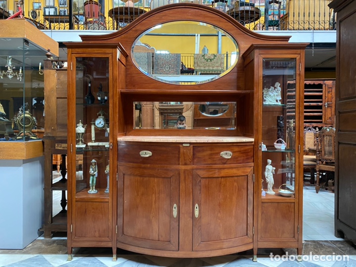 Antig&uuml;edades: Aparador vitrina - Foto 2