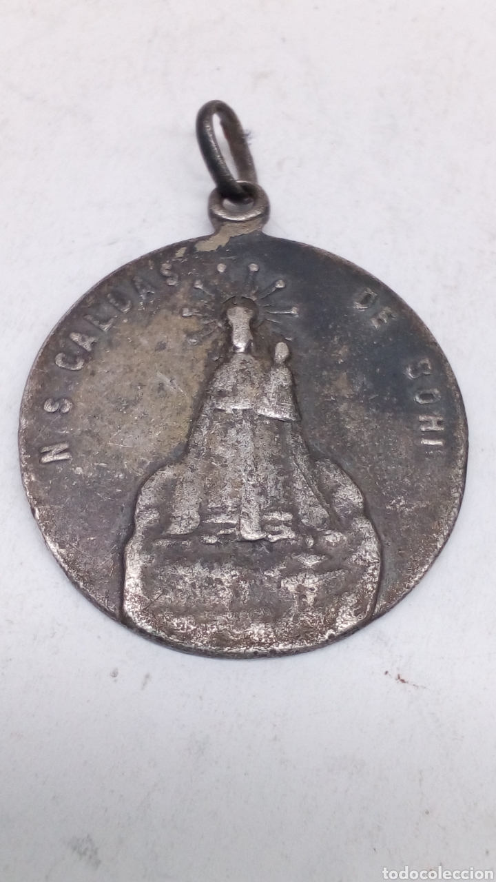 Antig&uuml;edades: Medalla de plata nuestra se&ntilde;ora de caldas de sohi - Foto 2