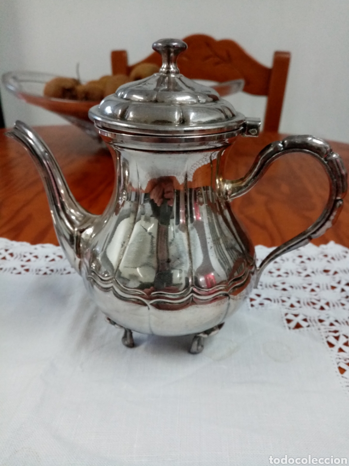 Antig&uuml;edades: Juego de caf&eacute; de alpaca - Foto 4