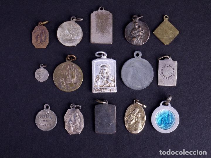 Antig&uuml;edades: MEDALLAS RELIGIOSAS. 15 UDS - Foto 3