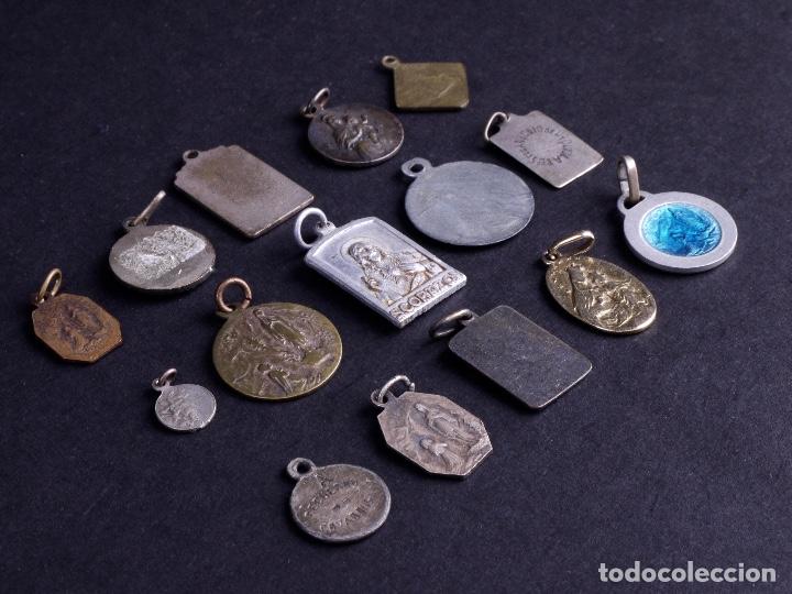 Antig&uuml;edades: MEDALLAS RELIGIOSAS. 15 UDS - Foto 4