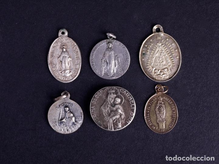 Antig&uuml;edades: MEDALLAS RELIGIOSAS. 6 UDS - Foto 1
