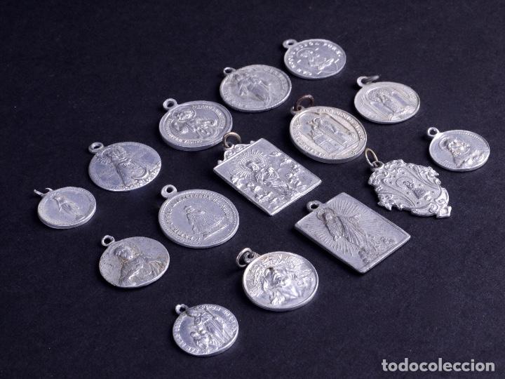 Antig&uuml;edades: MEDALLAS RELIGIOSAS. 15 UDS - Foto 2