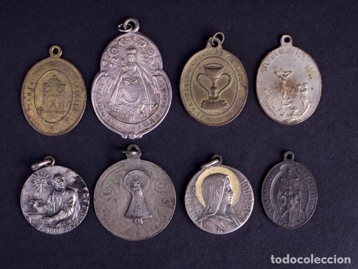 Antig&uuml;edades: MEDALLAS RELIGIOSAS. 8 UDS - Foto 1