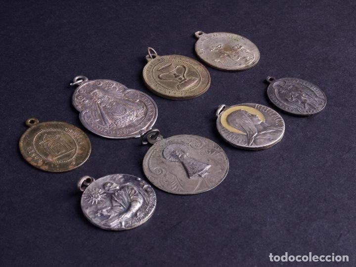 Antig&uuml;edades: MEDALLAS RELIGIOSAS. 8 UDS - Foto 2