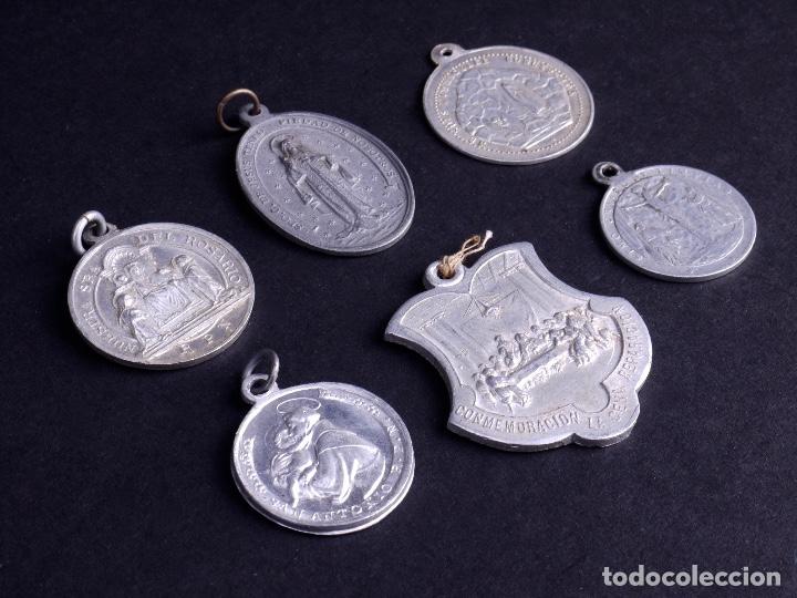 Antig&uuml;edades: MEDALLAS RELIGIOSAS. 6 UDS - Foto 1