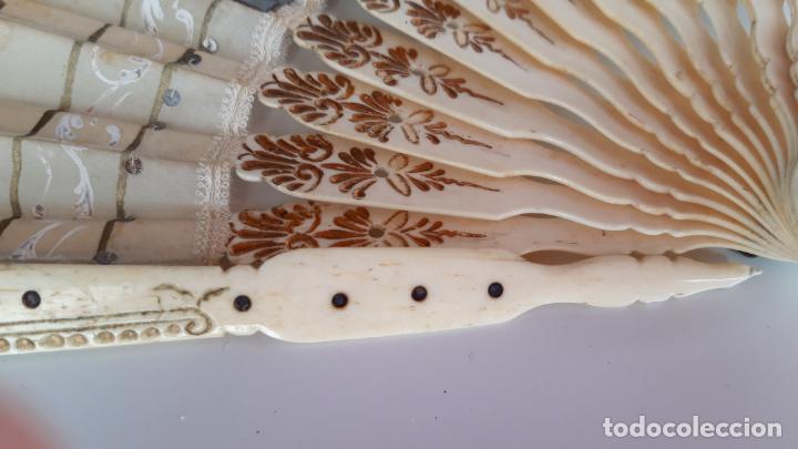 Antig&uuml;edades: Abanico pintado a mano - Foto 9