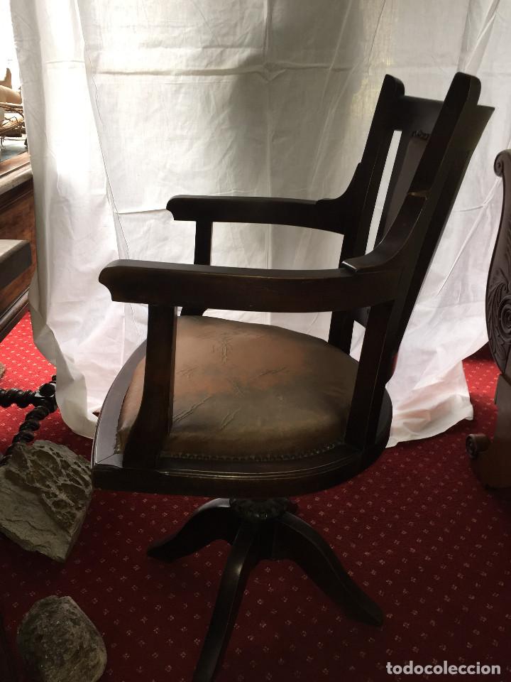 Antig&uuml;edades: Sill&oacute;n despacho giratorio - Foto 2
