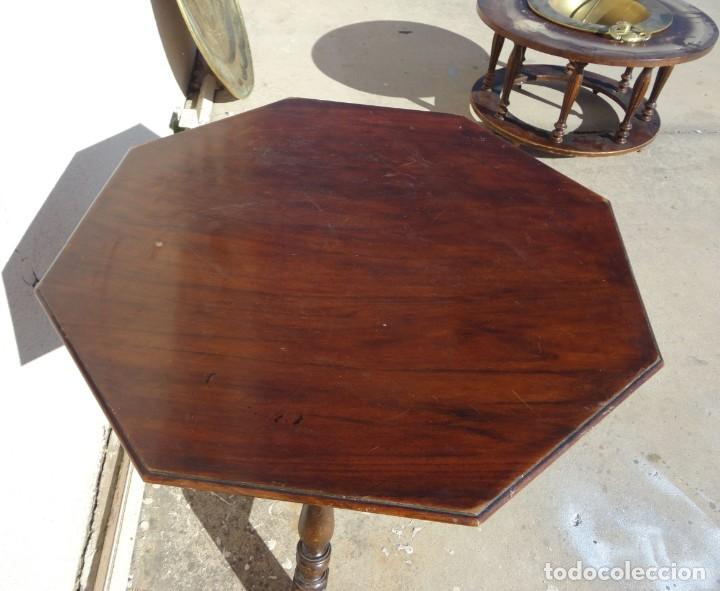 Antig&uuml;edades: Mesa auxiliar octogonal - Foto 4