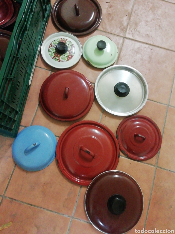 Antig&uuml;edades: Tapas esmaltadas 3&euro; unidad - Foto 1