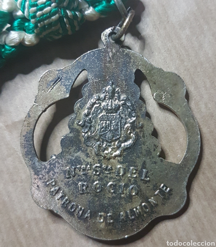 Antig&uuml;edades: Medallon del Rocio patrona Almonte - Foto 2