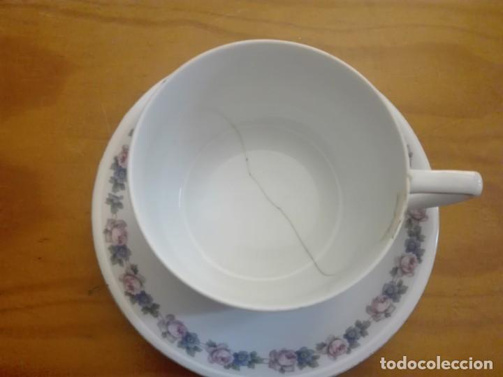 Antig&uuml;edades: Taza de desayuno con su plato - Foto 4