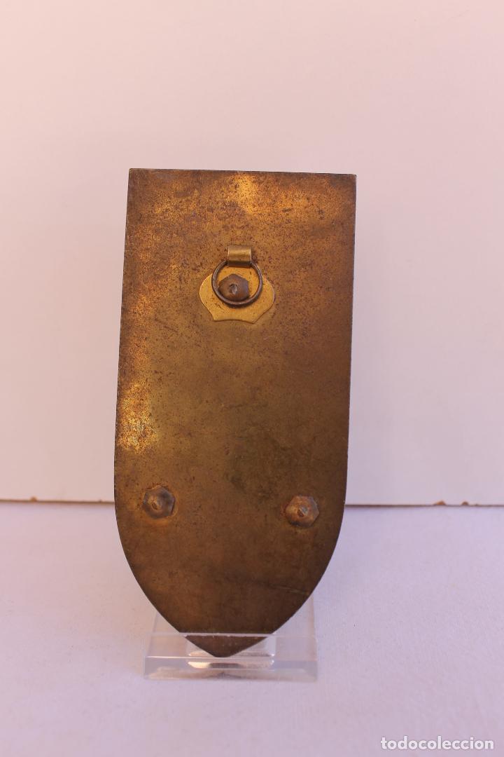 Antig&uuml;edades: BENDITERA CON MEDALLA DE BRONCE ORFEBRE TSCHUDIN - Foto 3