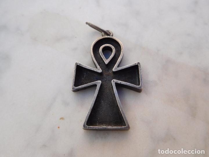 Antig&uuml;edades: Cruz de la vida ANJ Plata - Foto 1