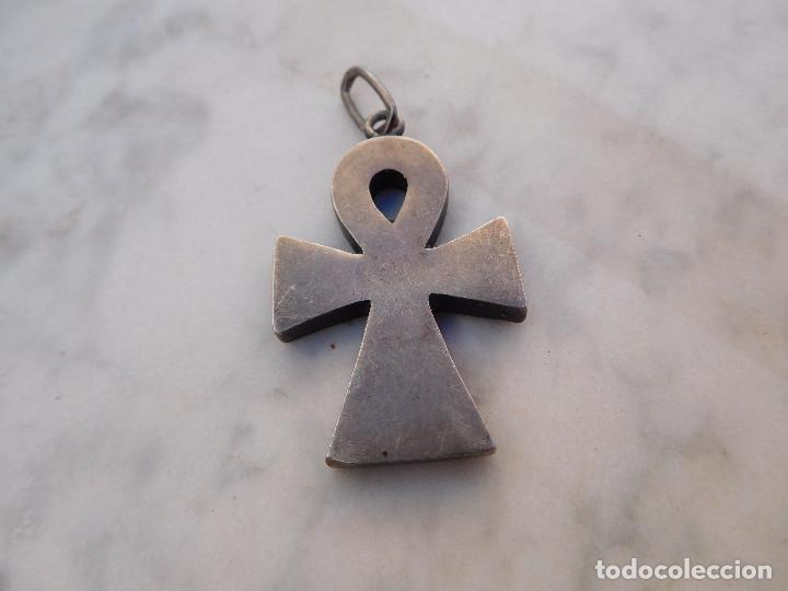 Antig&uuml;edades: Cruz de la vida ANJ Plata - Foto 2
