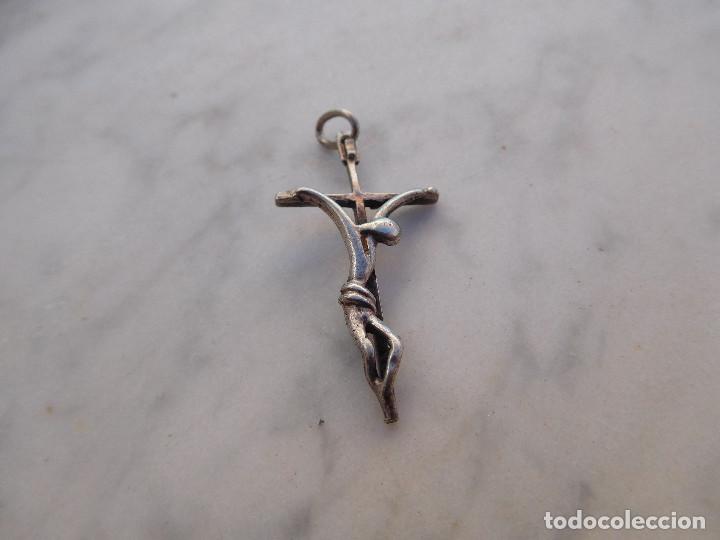 Antig&uuml;edades: Cruz antigua de plata - Foto 1