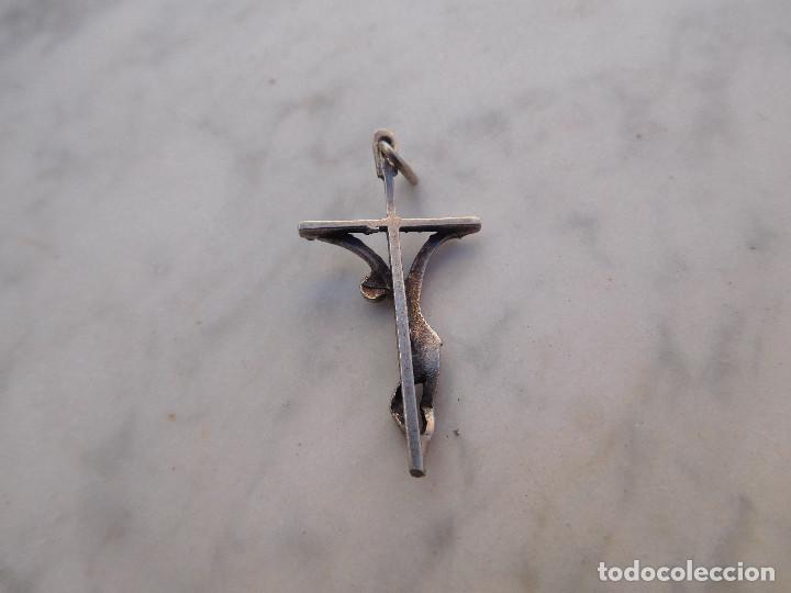 Antig&uuml;edades: Cruz antigua de plata - Foto 2
