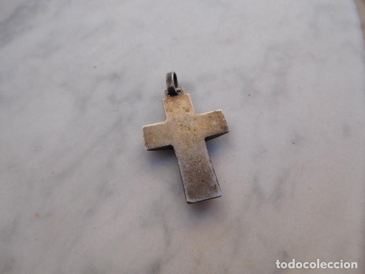 Antig&uuml;edades: Cruz antigua de plata - Foto 2