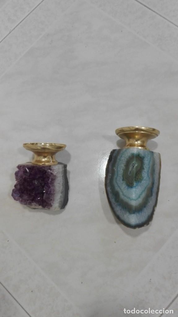 Antig&uuml;edades: Lote de dos piedras decorativas - Foto 1