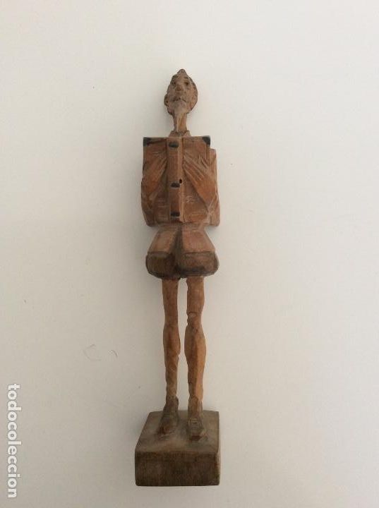 Antig&uuml;edades: FIGURA QUIJOTE MADERA. - Foto 1
