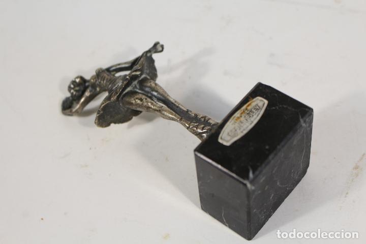 Antig&uuml;edades: figura bailarina en plaqu&eacute; plata de ley - Foto 2
