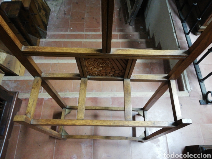 Antig&uuml;edades: Perchero art deco restaurado - Foto 6