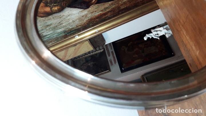 Antig&uuml;edades: Marco espejo en plata - Foto 2