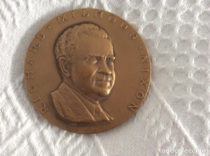 Antiquit&auml;ten: MEDALLA CONMEMORATIVA D E LA INAUGURACION DEL PRESIDENTE NIXON