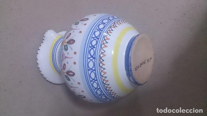 Antig&uuml;edades: 2 jarras de talavera de cer&aacute;mica - Foto 4