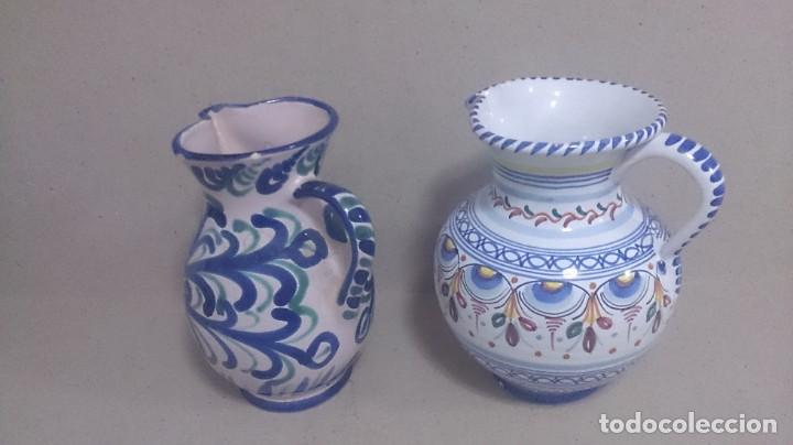 Antig&uuml;edades: 2 jarras de talavera de cer&aacute;mica - Foto 13
