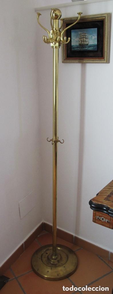 Antiguidades: Antiguo perchero en metal a&ntilde;os 50