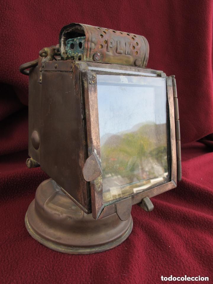 Antig&uuml;edades: Antiguo farol ferroviario franc&eacute;s - Foto 2