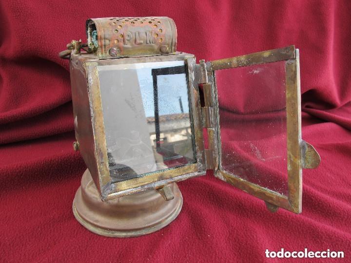 Antig&uuml;edades: Antiguo farol ferroviario franc&eacute;s - Foto 4