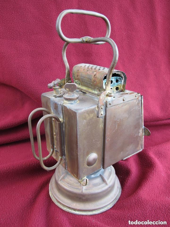 Antig&uuml;edades: Antiguo farol ferroviario franc&eacute;s - Foto 9