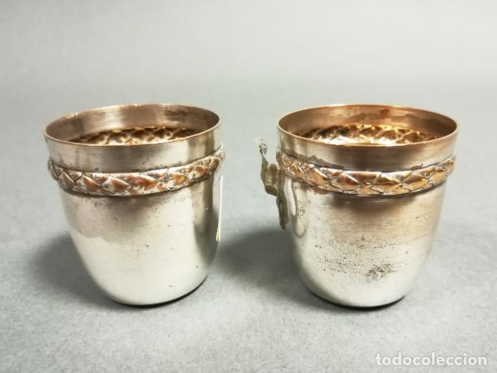 Antig&uuml;edades: VASITOS O POCITOS DE PLATA - Foto 1