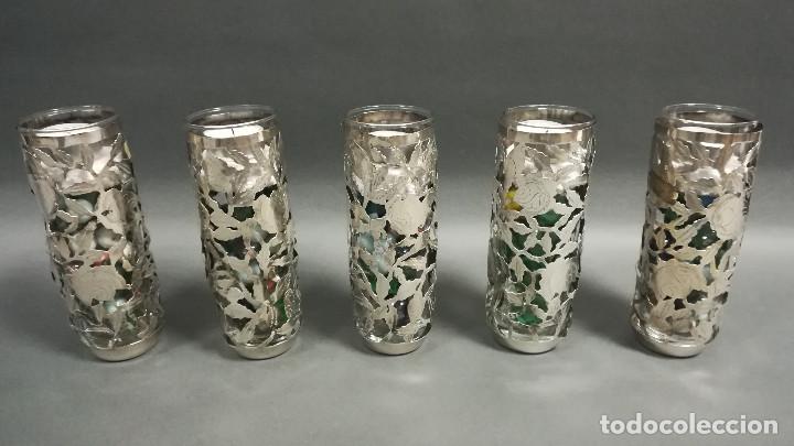 Antig&uuml;edades: FUNDAS DECORATIVAS DE PLATA PARA VASOS ALTOS - Foto 12