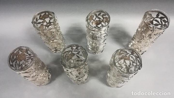 Antig&uuml;edades: FUNDAS DECORATIVAS DE PLATA PARA VASOS ALTOS - Foto 14